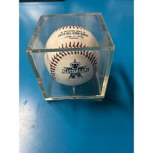 2010 All-Star Game Official Ball MLB Baseball Clear Display Case